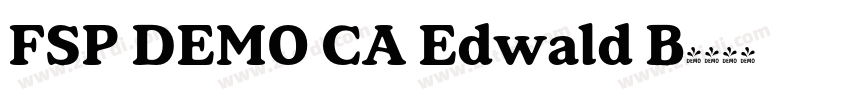 FSP DEMO CA Edwald B字体转换